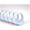 GBC Dorsi plastici a 21 anelli GBC CombBind 10 mm A4 bianco - fino a 65 fogli conf da 100 dorsi - 4028195