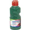 Giotto Tempera pronta Giotto glitter in flacone 250 ml verde glitterato - F53120500