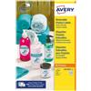 Avery Etichette adesive rotonde rimovibili Avery Ø 25 mm - 48 et/foglio - stampanti laser e inkjet - cf. 25 ff L4850REV-25
