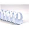 GBC Dorsi plastici a 21 anelli GBC CombBind 14 mm A4 bianco - fino a 125 fogli conf da 100 dorsi - 4028198