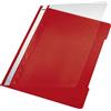Leitz Cartellina ad aghi con clip Leitz in PVC A4 rosso 41910125