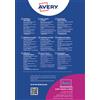 Avery Badge adesivi per tessuti rotondi Avery Ø 65 mm - 8 et/foglio - stampanti laser Conf. 20 fogli - L4881-20