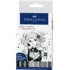 Faber-Castell Penna inchiostro pigmentato Faber Castell Pitt Artist conf. 8 pezzi - Manga set grigio - 167107