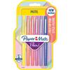 Paper Mate Penne punta fibra Paper Mate Flair/Nylon pastel 1.1 M - tratto 0,7 mm - assortiti blister da 6 pezzi- 2137276