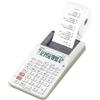Casio Calcolatrice scrivente Casio con batteria, adattatore AC opzionale bianco - HR-8RCE-WE-W-EC