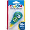 Carioca Correttore a nastro monouso Carioca in blister - 5 mm x 8 m - 42088