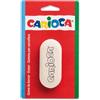 Carioca Gomma per cancellare bianca arrotondata Carioca in blister - 40142