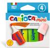 Carioca Mini evidenziatori Carioca colori assortiti fluo - conf. 4 pezzi - 42868