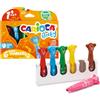 Carioca Pennarelli Carioca Baby Teddy 1+ in colori assortiti - conf. 6 pezzi - 42815