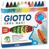 Giotto Pastelli a cera Giotto Maxi in conf. da 12 colori assortiti F291200