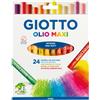 Giotto Pastelli ad olio Giotto Maxi in conf. da 24 colori assortiti F293800