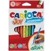 Carioca Pennarelli superlavabili Carioca Joy Ø 2,8 mm - conf. da 12 colori assortiti - 40614
