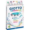 Giotto Pennarelli Giotto Turbo Giant in conf. 6 colori Pastel assortiti F431000