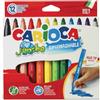 Carioca Pennarelli superlavabili Carioca Jumbo - conf. da 12 colori assortiti - 40569