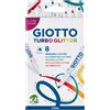 Giotto Pennarelli Giotto Turbo Glitter in conf. da 8 colori assortiti F425800