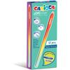 Carioca Penna cancellabile Carioca Oops Easy punta media 0,7 mm conf. da 12 pz rosso 43500/03