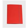 cartotecnica del garda Cartella a tre lembi con elastico Cartotecnica del Garda 25x34 cm 0,8 mm colore rosso - CG0032LBXXXAE02