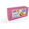 DECO Plastilina in panetto Deco 500 g - rosa - 07024