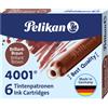 Pelikan Cartuccia per stilografica Pelikan TP/6 marrone conf. da 6 marrone 100435996