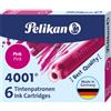 Pelikan Cartuccia per stilografica Pelikan TP/6 rosa conf. da 6 rosa 100435993