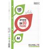 rambloc Ricambi per quaderni ad anelli Rambloc - A4 - 100 g/m² - 32+8 ff - C - 90524324