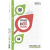 rambloc Ricambi per quaderni ad anelli Rambloc - A4 - 100 g/m² - 32+8 ff - Q - 90524326