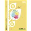 rambloc Ricambi rinforzati per quaderni ad anelli Rambloc - A4 - 80 g/m² - 40 ff - 1R - giallo - 90524123
