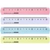 Arda Righelli in alluminio 15 cm Arda colori assortiti in conf. da 24 pz - 17815COLBAR