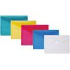 nikoffice Busta Nikoffice portadocumenti trasparente con bottone - conf. 5 pz - formato A3 - 01NIK033/1