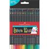 Faber-Castell Matite colorate Faber-Castell Black Edition - colori assortiti - astuccio in cartone - conf. 36 pezzi - 116436