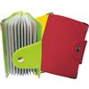 alplast Portacarte a libro Alplast Portacard 20 scomparti in pvc colori assortiti 1021C