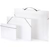 Favorit Valigetta polionda Favorit Portfolio in PPL neutro con elastico 53x37x1 cm - 100501111