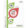 rambloc Ricambi rinforzati per quaderni ad anelli Rambloc - A4 - 100 g/m² - 32+8 ff - A - 90524322