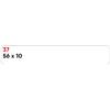 Markin Etichette bianche permanenti Markin 56x10 mm - conf. 10 blister da 10 ff A4 - X11037
