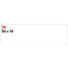 Markin Etichette bianche permanenti Markin Copiatabu 56x16 mm - conf. 10 blister da 10 ff - X11038