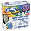 Eurocel Nastro adesivo telato Eurocel formato 19 mm x 2,7 m - colore grigio 016514194