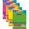 nikoffice Carta colorata fluo formato A4 Nikoffice 4 colori assortiti fluo 80 g - 100 ff - 23NIK118