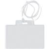 Sei Rota Targa portabadge con cordoncino Sei Rota formato 9,5x6 cm - conf. 100 pezzi - 318006