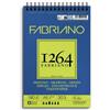 Fabriano Blocco da disegno spiralato 1264 180 g - 50 fogli A5 - 19100645