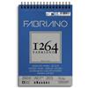 Fabriano Blocco da disegno spiralato 1264 200 g - 40 fogli neri A5 - 19100651