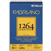 Fabriano Blocco spiralato Fabriano 1264 schizzi 90 g 120 fogli A4 - spirale lato corto - 19100637