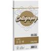 Favini Busta Favini Lino Calligraphy 120 g - formato 11x22 cm - conf. 25 pz - colore bianco - A570514