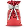 italpak Buste regalo metallizzate Italpak - formato 20x35 cm - conf. 50 pz rosso X007002203500