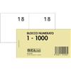 o.c.l. Blocchi lotteria Madre/Figlia O.C.L. - serie numerata da 1 a 1000 bianco - conf. 10 pezzi - 0213N
