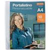 nikoffice Portalistino personalizzabile Nikoffice A4 trasparente - 30 fogli 01NIK139