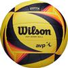 Wilson OPTX AVP Game Ball, WTH00020XB Pallone da Pallavolo, Beach Volley, Dimensioni Ufficiali, Giallo/Nero