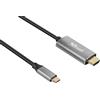 Trust Calyx USB-C HDMI Nero, Metallico