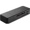 Trust NANGA lettore di schede USB 3.2 Gen 1 3.1 Gen 1 Type-A Nero