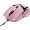 Trust GXT 101P mouse Mano destra USB tipo A Ottico 4800 DPI Rosa