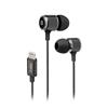 SBS TEINEARLIGHTK Auricolari Mix 100 con cavo Lightning 1.2m Nero [SBS]